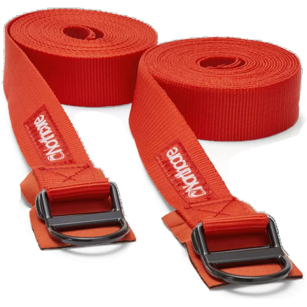 2025 Northcore D-Ring 5M Roof Rack Straps / Tie Downs NOCO22B - Red